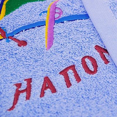 Полотенце махровое для сауны "Наполеон" 100х150, цвет: голубой но и за ее пределами инфо 2914j.