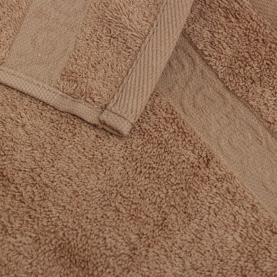 Полотенце махровое "Cleanelly" 30х60, цвет: коричневый размеров даже после многократных стирок инфо 3298j.