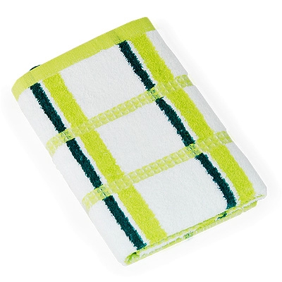 Полотенце махровое "Домино", 50х100, цвет: зеленый Китае по заказу "ТДЛ Текстиль" инфо 3372j.