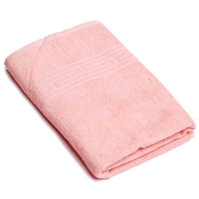 Полотенце махровое "Greek" 70х140, цвет: розовый Португалии по заказу ООО "МаксиТекс" инфо 3423j.