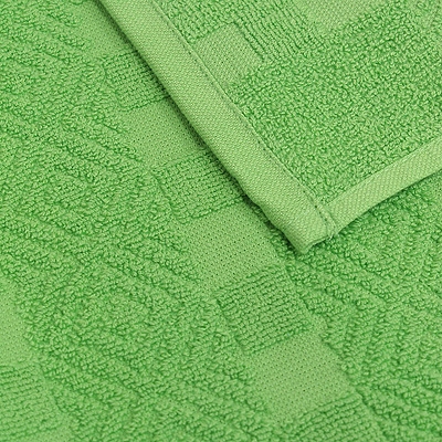Комплект махровых полотенец "Португалия", цвет: зеленый Португалии по заказу ООО "МаксиТекс" инфо 1194k.