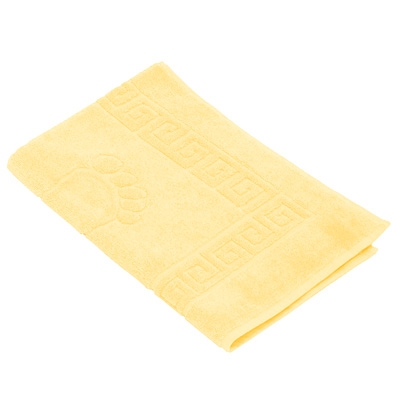 Полотенце махровое "Ivren iplik" для ног, цвет: желтый, 50 см х 70 см г/м Цвет: желтый Изготовитель: Турция инфо 1243k.