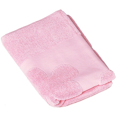 Полотенце махровое "Цветы" для ног, цвет: розовый, 50 см х 70 см гр/м2 Цвет: розовый Изготовитель: Турция инфо 1249k.