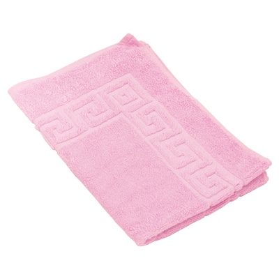 Полотенце махровое для ног "Greek", цвет: розовый, 50 см х 70 см по заказу ООО "Хоум Стайл" инфо 1252k.