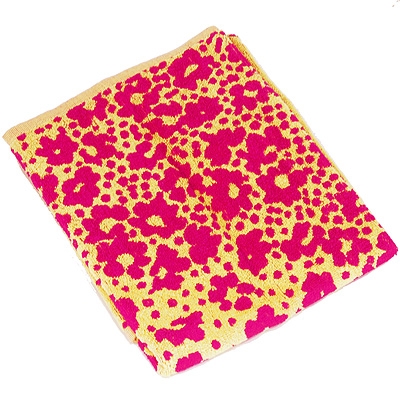 Полотенце махровое "Бриджит", цвет: желто-розовый, 50 см х 90 см Португалии по заказу ООО "МаксиТекс" инфо 1282k.