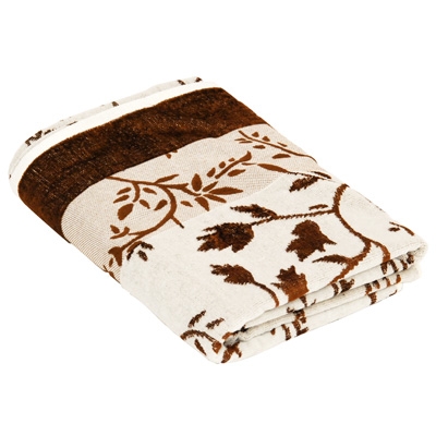 Полотенце велюровое "Hanedan", цвет: коричневый, 50 см х 90 см см Цвет: коричневый Производитель: Турция инфо 1313k.
