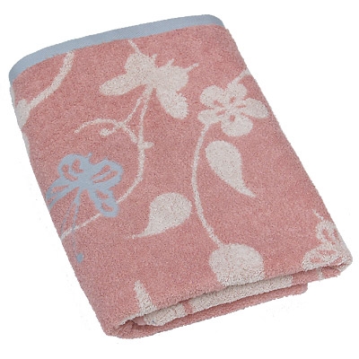 Полотенце махровое "Cleanelly", цвет: светло-розовый, 50х90 размеров даже после многократных стирок инфо 1321k.