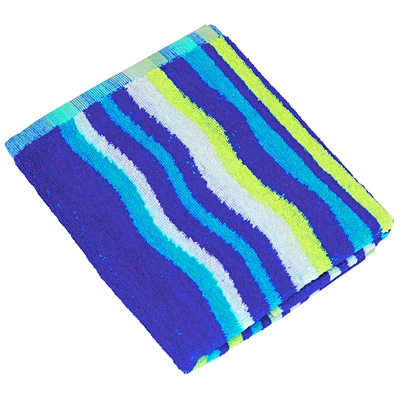 Полотенце махровое "Радуга", цвет: синий, 50х90 Китае по заказу ООО "МаксиТекс" инфо 1343k.