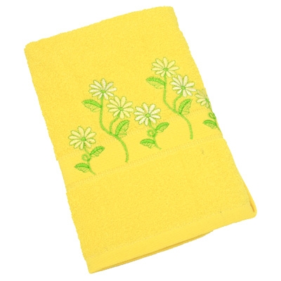 Полотенце махровое "Гармония", цвет: желтый, 60 см х 130 см Китае по заказу ООО "МаксиТекс" инфо 1363k.