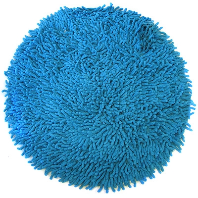 Коврик круглый "Bright", цвет: голубой, 50 см х 50 см высокое качество и современный дизайн инфо 1471k.
