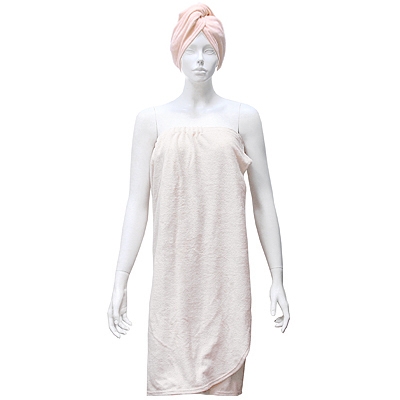 Комплект женский для бани и сауны "Eva", цвет: бело-розовый бело-розовый Производитель: Россия Артикул: Б26 инфо 4741b.