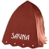 Шапка для бани и сауны "Сауна", цвет: коричневый см Производитель: Россия Артикул: Б4601 инфо 4887b.