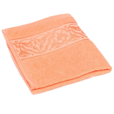Полотенце махровое "Cleanelly" 30х30, цвет: бледно-розовый размеров даже после многократных стирок инфо 9779l.