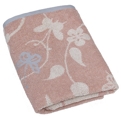 Полотенце махровое "Cleanelly", цвет: светло-розовый, 70х130 размеров даже после многократных стирок инфо 9805l.