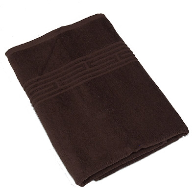 Полотенце махровое "Португалия", цвет: коричневый, 70х140 Португалии по заказу ООО "МаксиТекс" инфо 9908l.