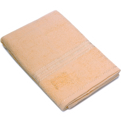 Полотенце махровое, цвет: персиковый, 50х100 Нордтекс 2010 г ; Упаковка: пакет инфо 9932l.