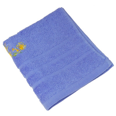 Полотенце махровое "Грация", цвет: синий, 35х70 Китае по заказу ООО "МаксиТекс" инфо 236m.