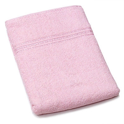 Полотенце махровое, цвет: розовый, 70х140 Нордтекс 2010 г ; Упаковка: пакет инфо 8750m.