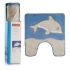 Коврик "Дельфин", цвет: голубой, 45 см х 45 см высокое качество и современный дизайн инфо 10796c.