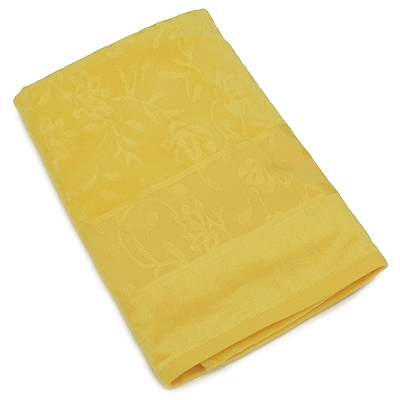 Полотенце жаккардовое "Karmen", цвет: желтый, 70 см х 140 см г/м2 Цвет: желтый Производитель: Турция инфо 5181e.