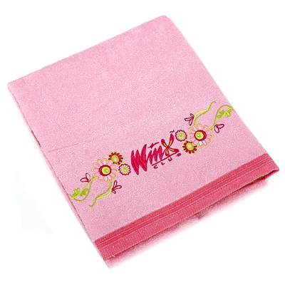 Полотенце детское махровое "Winx", цвет: розовый, 50 см х 90 см см Цвет: розовый Производитель: Турция инфо 11963f.