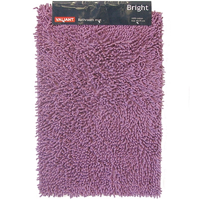 Коврик "Bright", цвет: фиолетовый, 45 см х 75 см высокое качество и современный дизайн инфо 12049f.