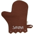 Рукавица для бани и сауны "Сауна", цвет: коричневый см Производитель: Россия Артикул: Б4602 инфо 12499f.