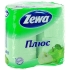 Ароматизированная туалетная бумага "Zewa Плюс Яблоко", 4 рулона Состав 4 рулона туалетной бумаги инфо 12588f.